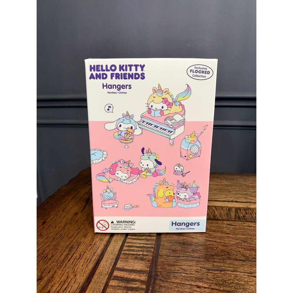 Hello Kitty and Friends Unicorn Flocked Mystery Hanger Blind Box Sanrio